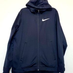 Men's Dri-Fit Nike Hoodie. FullZip Large Size. Blk